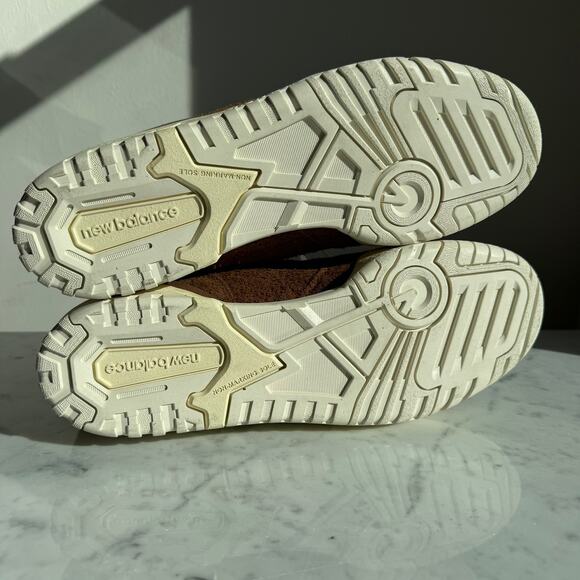 New Balance x Aimé Leon Dore 550 Brown Suede Sneakers Men’s 10.5 - Picture 8 of 11